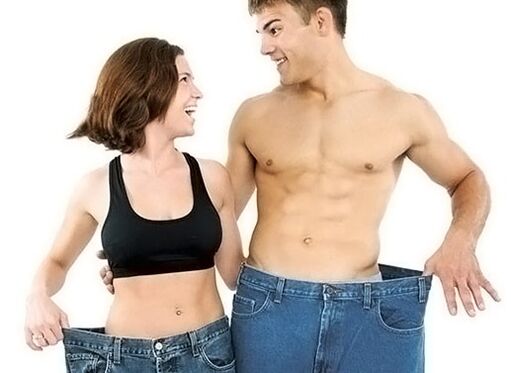 el resultado de perder peso mujeres y hombres