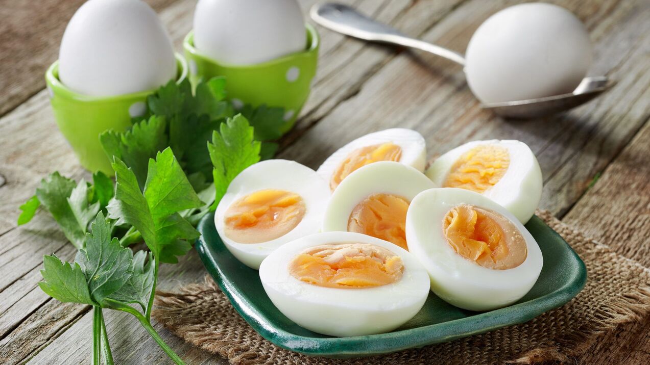 huevos duros a dieta
